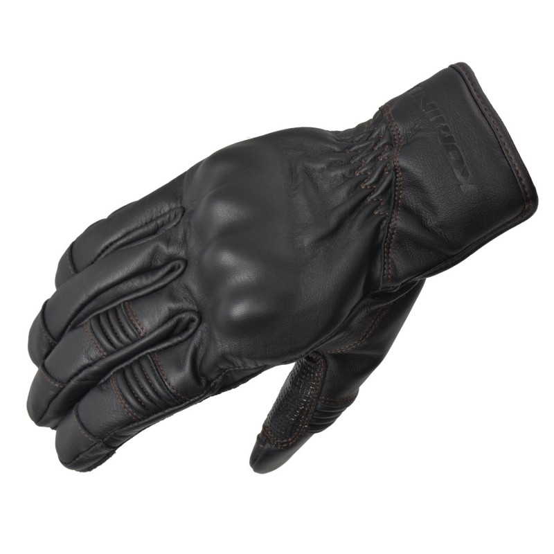 GK-848 Leather Winter Gloves #BLACK
