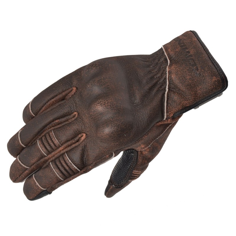 GK-848 Leather Winter Gloves #BROWN